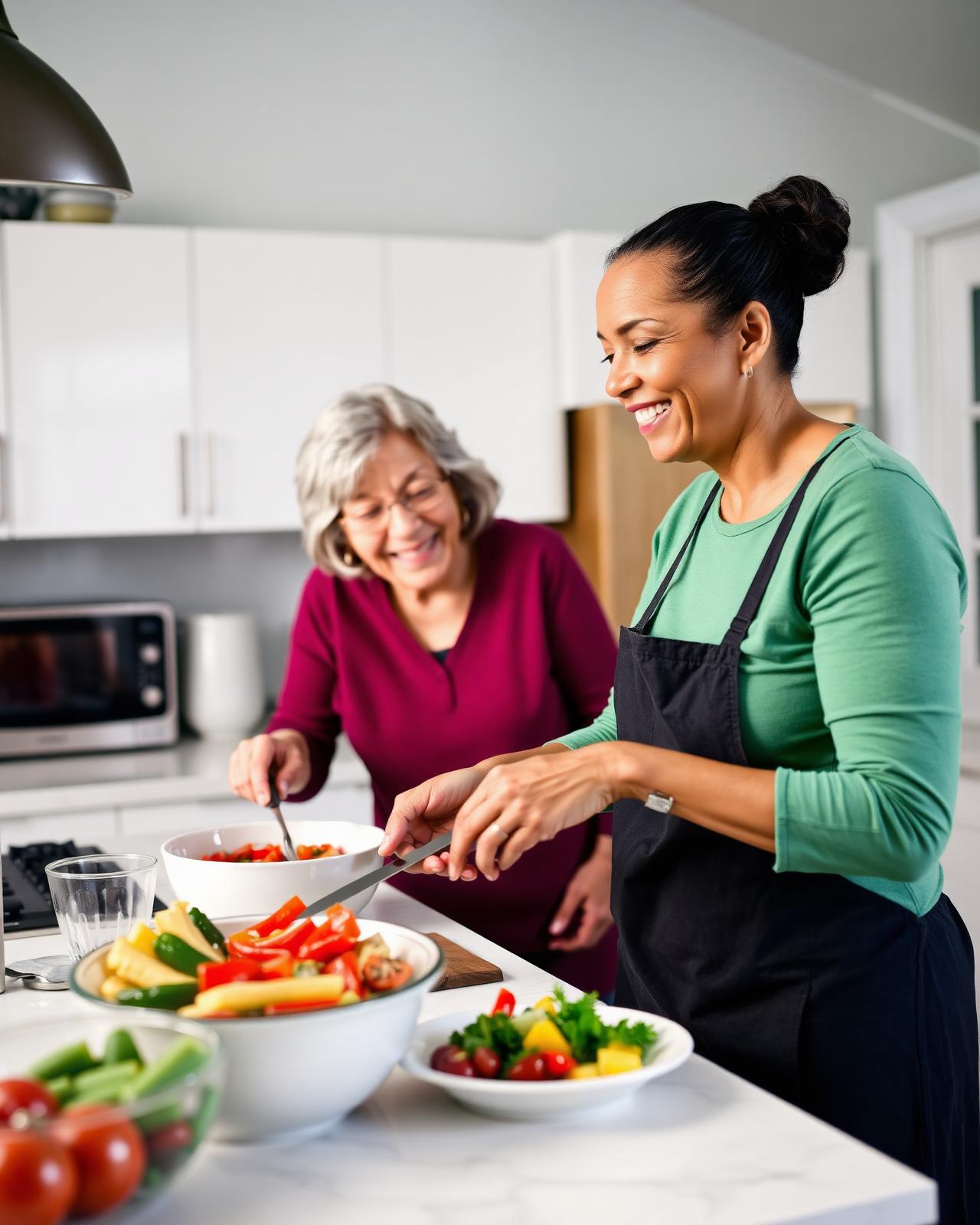 Home-cooked together