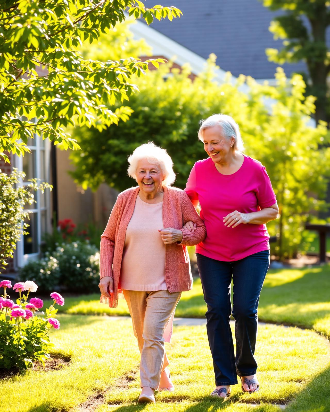 A walk in the garden